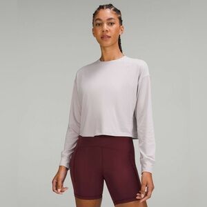 NWT Lululemon Abrasion-Resistant Training Long Sleeve Shirt
Chrome size 4